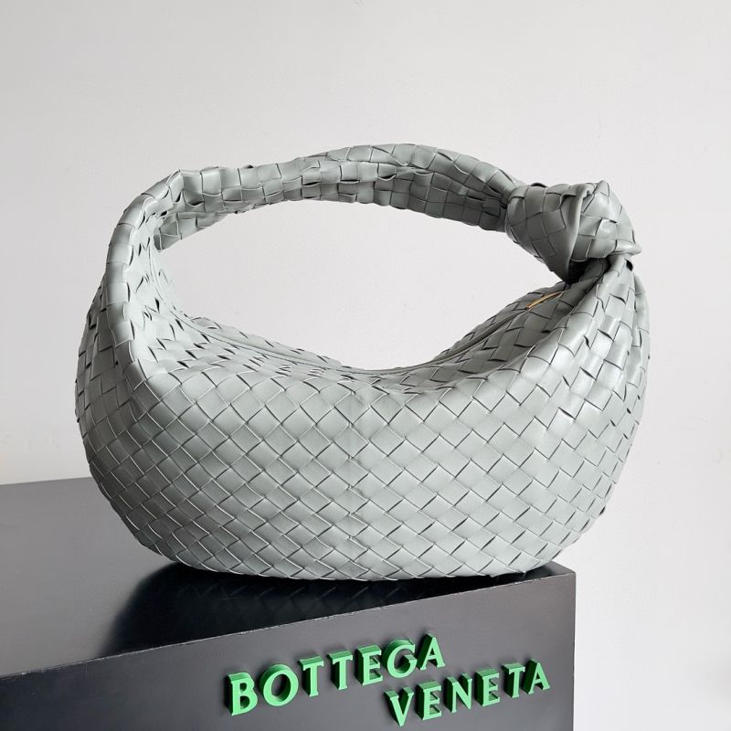Bottega Veneta Medium Jodie Shoudler Bag-Light Grey