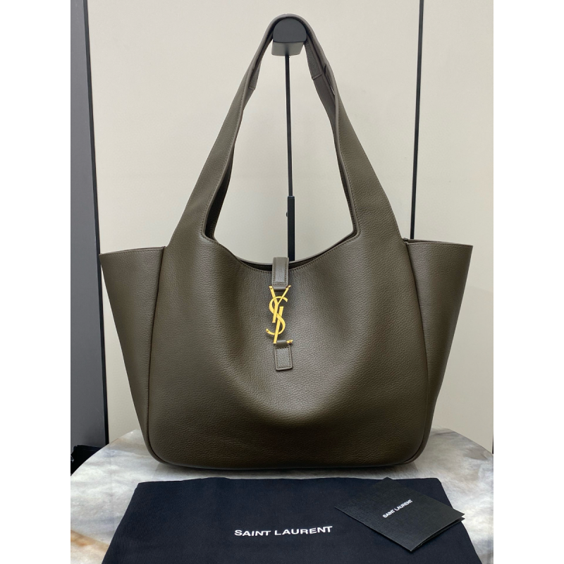 YSL LE 5 À 7 BEA IN GRAINED LEATHER