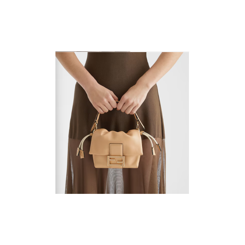 Fendi Mamma Baguette Small Bag -Sand