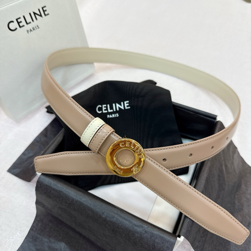 Celine Gürtel Disc Buckle Reversible belt 25mm