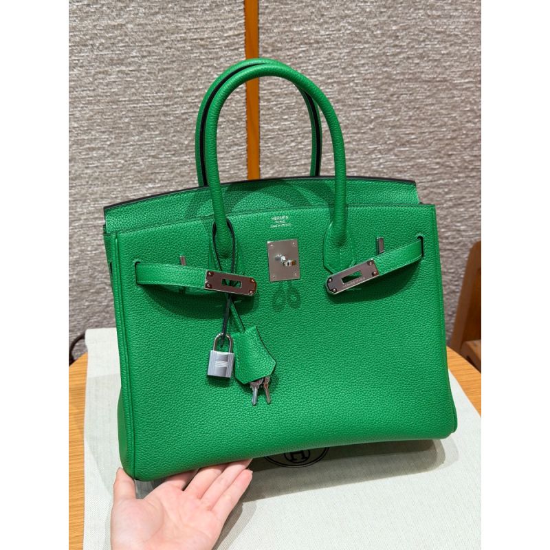 Hermes Birkin 35 Tasche Togo Leder-Banboo