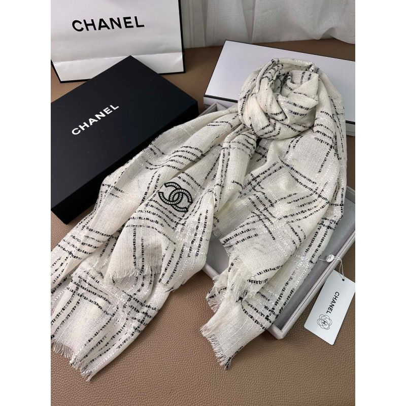 Chanel Light-weight Cashmere scarf 