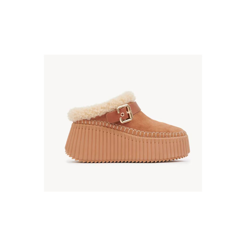 Chloe Nama Wedge Mule, Size 35-41