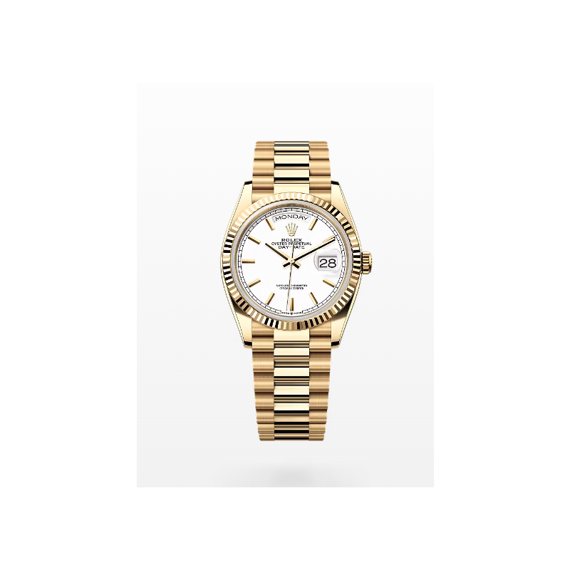 Rolex Day-Date 36mm, Oystersteel, 18K yellow gold