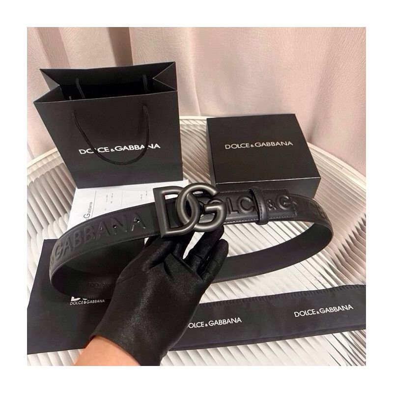 Dolce Gabbana Leder Gürtel 4.0cm