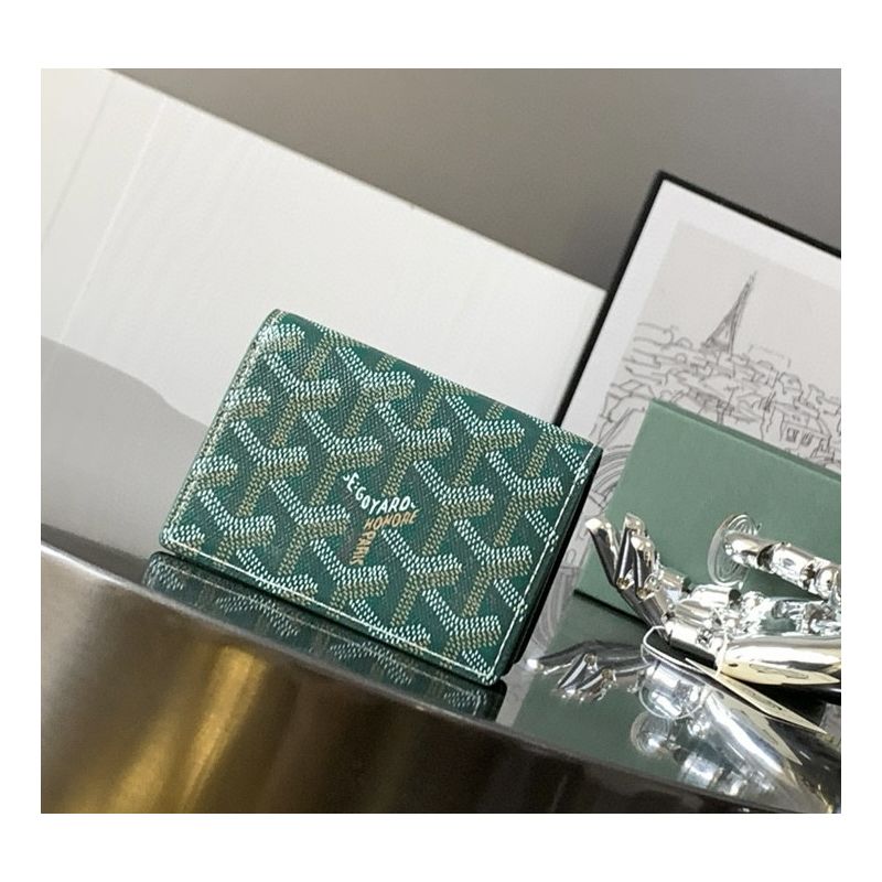 Goyard Malesherbes Card Wallet-Green