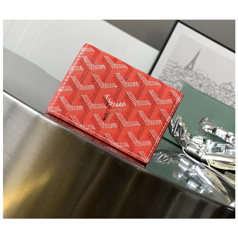 Goyard Malesherbes Card Wallet-Red