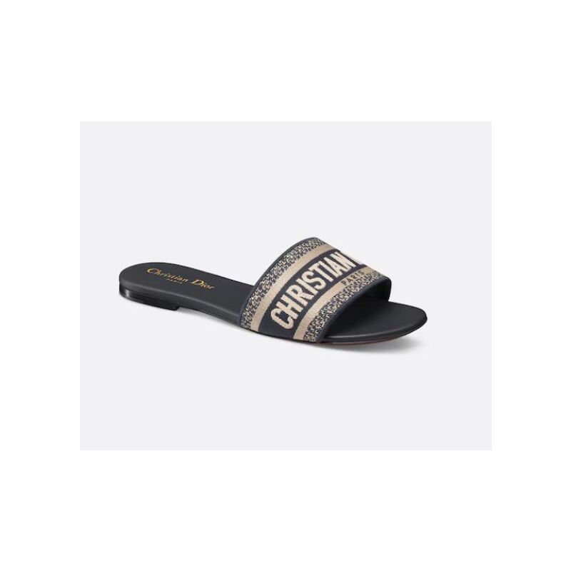 Dior Daway slide-Deep blue,  size 35-42