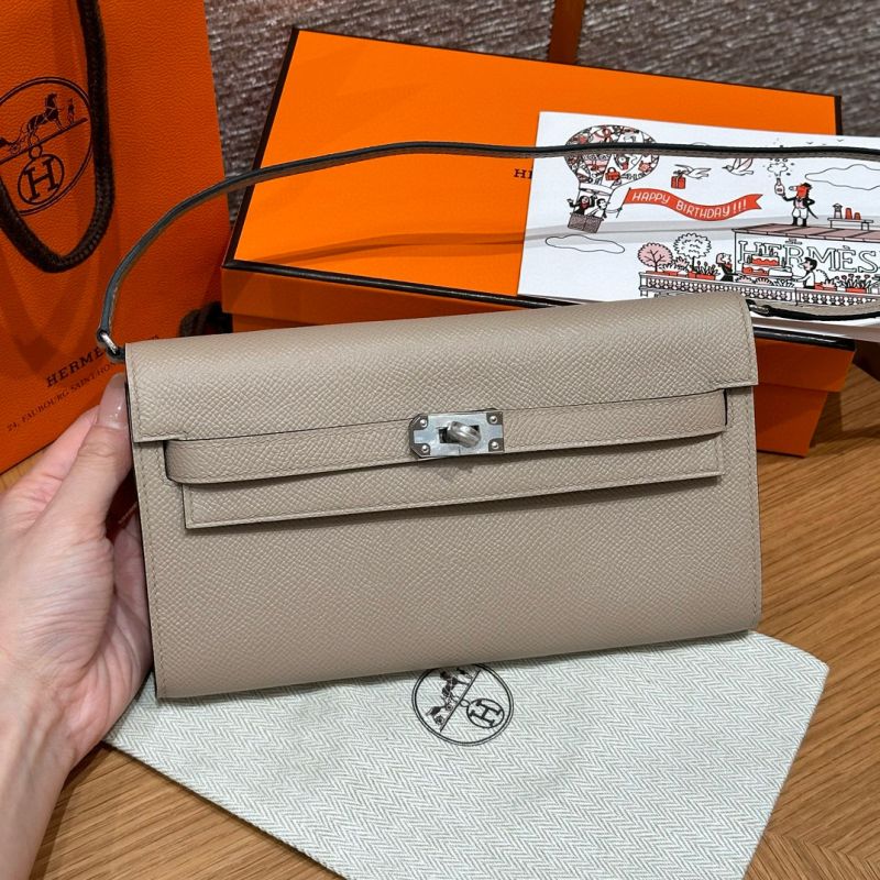 Hermes Kelly to go Brieftasche mit Schultergurt-Trench
