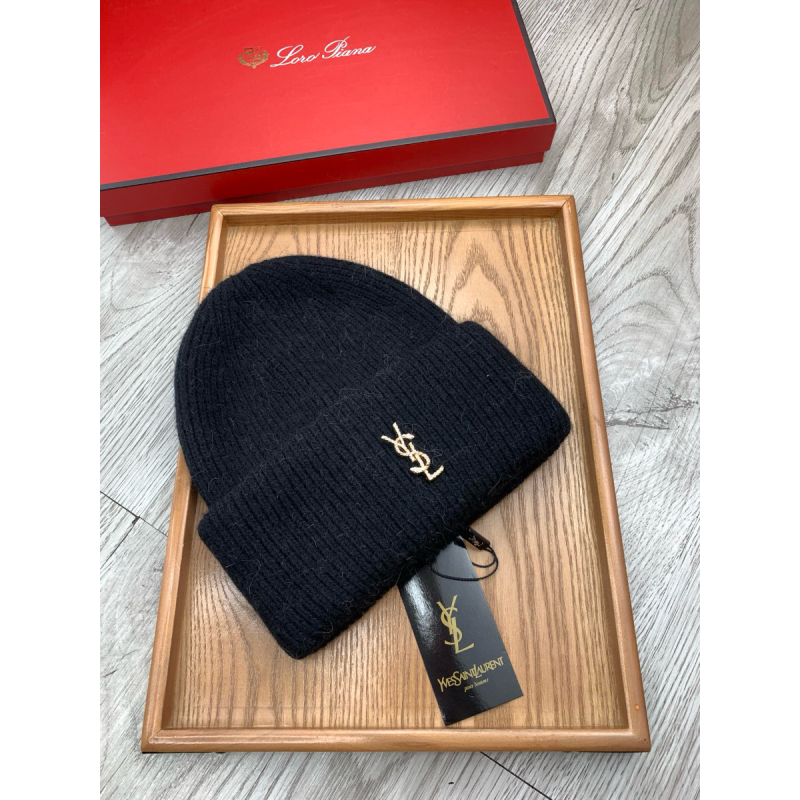 YSL Beanie Aus Kaschmir