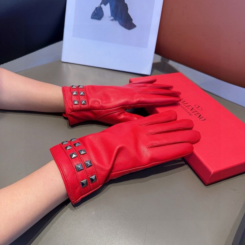 Valentino Leder handschuhe