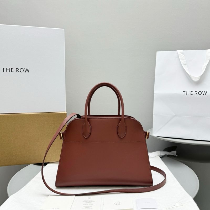 The Row Soft Margaux 12 Bag in leather