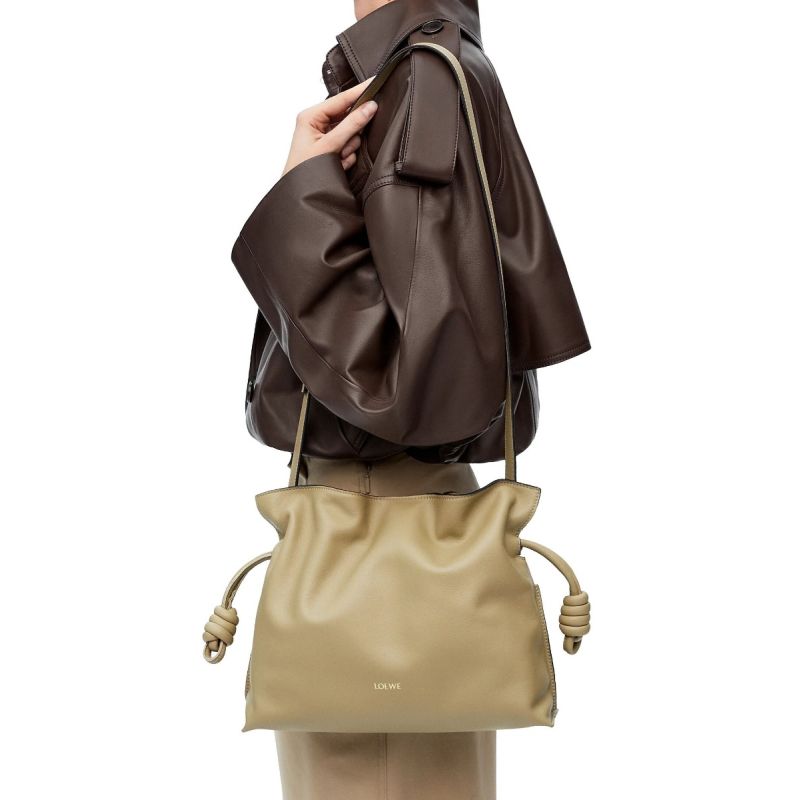 Loewe Medium Flamenco Bag-Clay