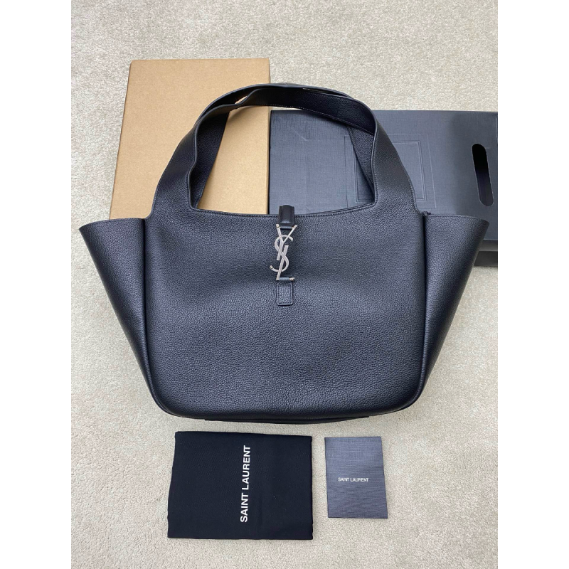 YSL LE 5 À 7 BEA IN GRAINED LEATHER