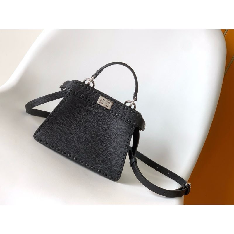 Fendi Peekaboo ISeeU Petite Bag-Black
