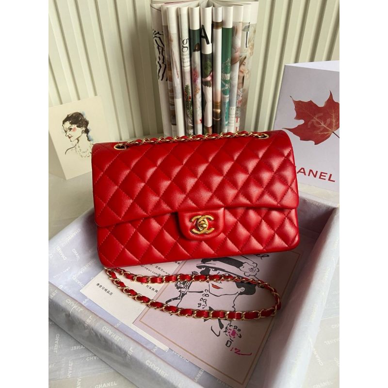 Chanel Classic Large Flap Handbag in Lambskin 