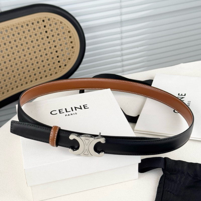 Celine Gürtel Triomphe Reversible 25mm