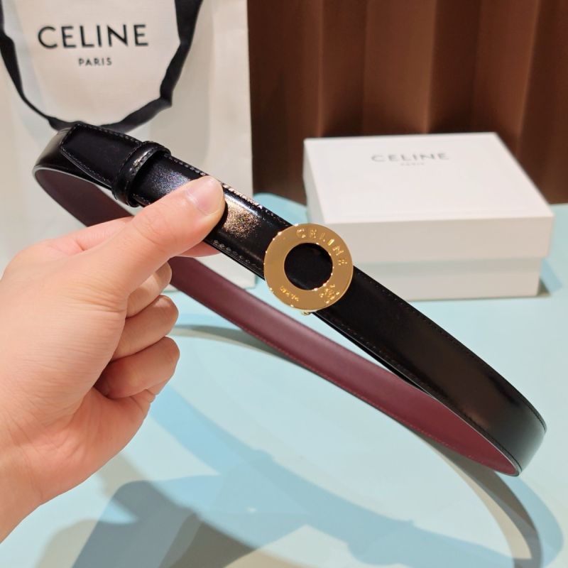 Celine Gürtel Disc Buckle Reversible 25mm