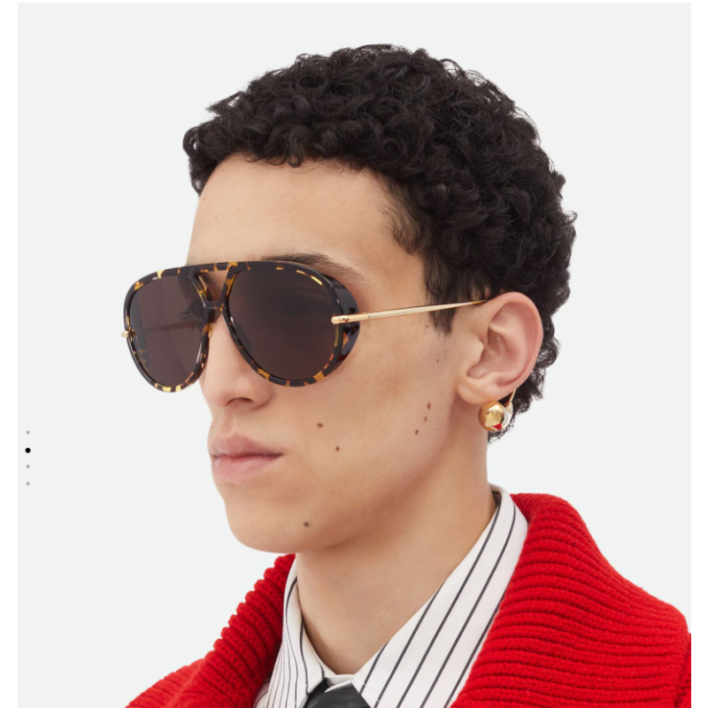 Bottega Veneta Drop Aviator Sunglasses