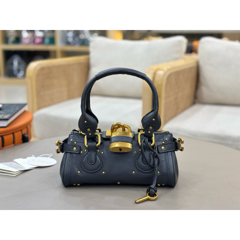 Kleine Tasche von Chloe Paddington-Black Navy