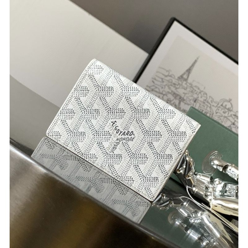 Goyard Malesherbes Card Wallet-White
