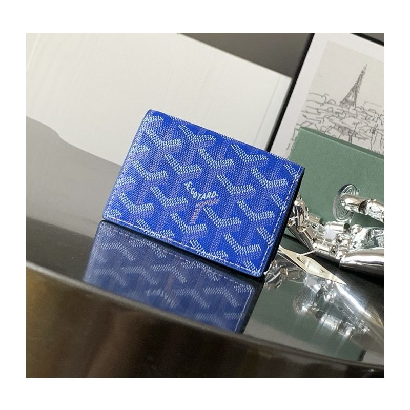 Goyard Malesherbes Card Wallet-Sky blue