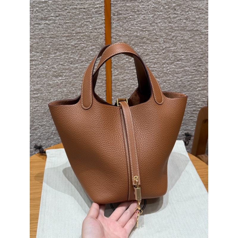 Hermes Tasche Picotin Lock 18/22-Brown