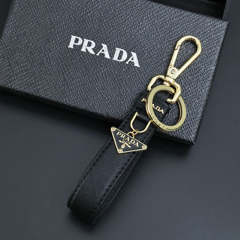 Prada Saffiano Leder Schlüsselhalter