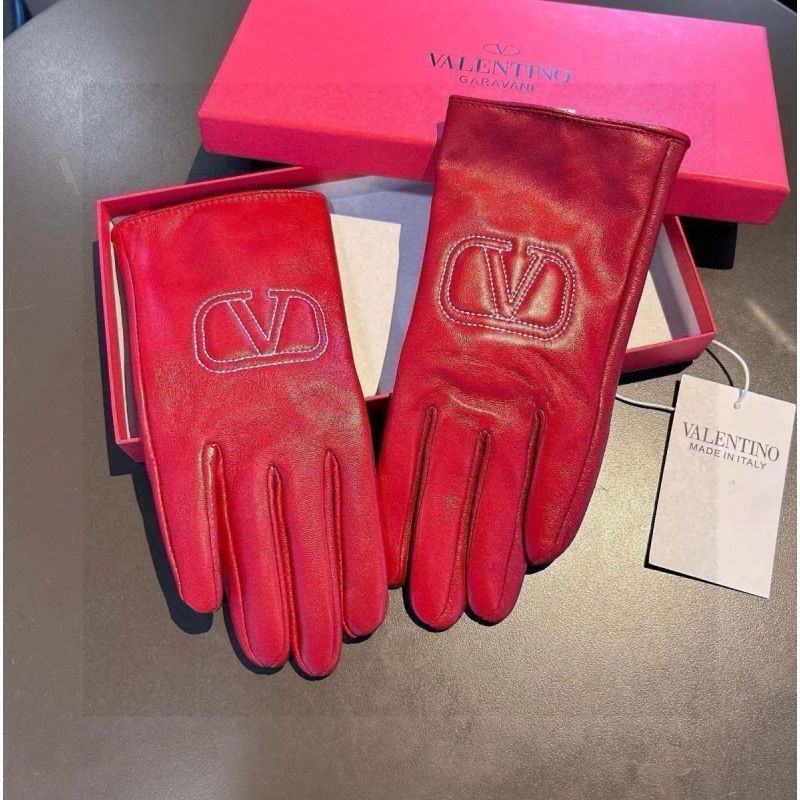 Valentino Leather Gloves