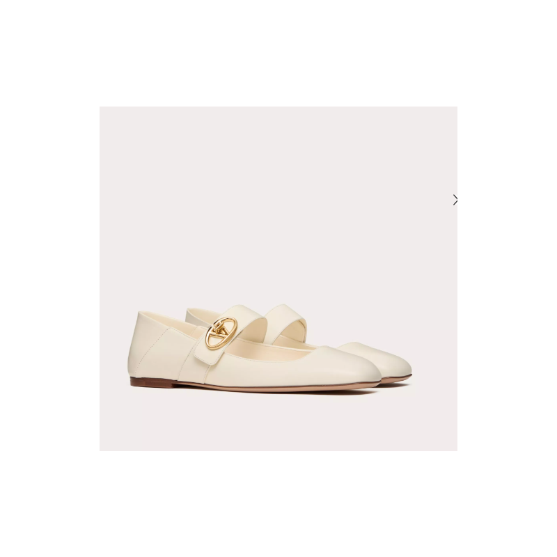 Valentino Vlogo Ballerina in calfskin, Size 35-41